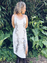 Load image into Gallery viewer, White Strappy Eucalyptus Dress ~ Linen ~ L/XL