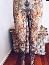 Load image into Gallery viewer, Oak & Eucalyptus Leggings ~ Merino ~ S/10 ~ New Homegrown Botanica