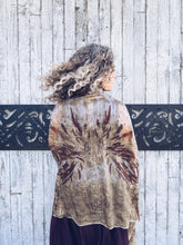 Load image into Gallery viewer, The Ethereal Merino Silk Wrap ~ Khaki