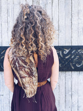 Load image into Gallery viewer, The Merino Silk Whisper Scarf ~ Khaki