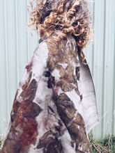 Load image into Gallery viewer, Wool Blanket Poncho/Shawl~ Eucalyptus
