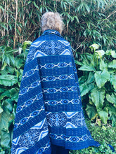 Load image into Gallery viewer, Handwoven Ikat - Lombok - Blue - Homegrown Botanica