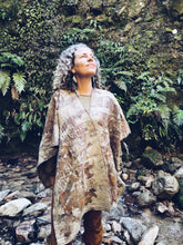 Load image into Gallery viewer, Wool Blanket Wrap/Scarf/Poncho ~ Liquid Amber