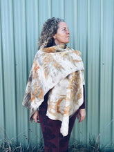 Load image into Gallery viewer, Wool Blanket Wrap/Scarf/Poncho ~ Eucalyptus