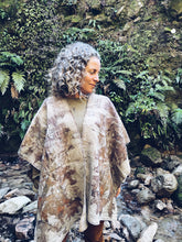 Load image into Gallery viewer, Wool Blanket Wrap/Scarf/Poncho ~ Liquid Amber