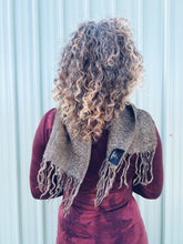 Load image into Gallery viewer, Brown Wool Scarf