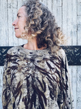 Load image into Gallery viewer, Thread Journeys Draped Shawl Onion Skins & Rust ~ Merino ~ One Size