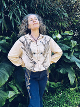 Load image into Gallery viewer, Wild Eucalyptus shirt ~ Linen ~ M/L Homegrown Botanica