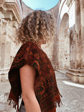 Load image into Gallery viewer, Rust & Burgundy color Hupile ~ Nebaj ~ Hand woven