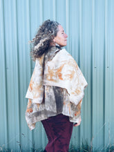Load image into Gallery viewer, Wool Blanket Wrap/Scarf/Poncho ~ Eucalyptus