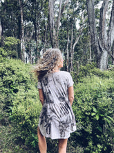 Load image into Gallery viewer, Purple Eucalyptus dress ~ Cotton ~ S Homegrown Botanica