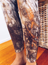 Load image into Gallery viewer, Oak & Eucalyptus Leggings ~ Merino ~ S/10 ~ New Homegrown Botanica