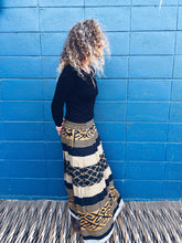 Load image into Gallery viewer, Handwoven Ikat Skirt - Java - Mustard Homegrown Botanica