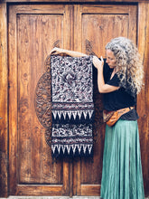 Load image into Gallery viewer, Handwoven, Naturally dyed, Batik scarf - Tuban Java - Homegrown Botanica