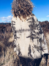 Load image into Gallery viewer, Wool Blanket Wrap/Scarf ~ Liquid Amber & Eucalyptus