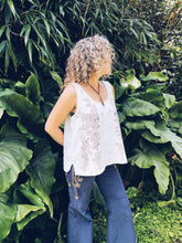 Load image into Gallery viewer, White Gum Singlet ~ Cotton ~ L/XL Homegrown Botanica