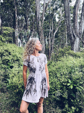 Load image into Gallery viewer, Purple Eucalyptus dress ~ Cotton ~ S Homegrown Botanica