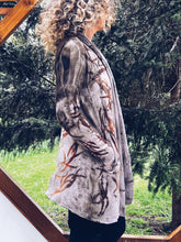 Load image into Gallery viewer, Long Cardigan ~ Merino ~ freesize Homegrown Botanica