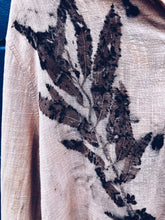 Load image into Gallery viewer, Wild Eucalyptus shirt ~ Linen ~ M/L Homegrown Botanica