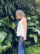 Load image into Gallery viewer, White Gum Singlet ~ Cotton ~ L/XL Homegrown Botanica
