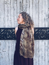 Load image into Gallery viewer, The Ethereal Merino Silk Wrap ~ Khaki