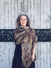 Load image into Gallery viewer, The Ethereal Merino Silk Wrap ~ Khaki