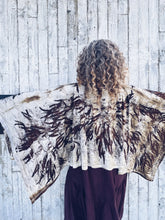 Load image into Gallery viewer, Thread Journeys Draped Shawl Onion Skins & Rust ~ Merino ~ One Size
