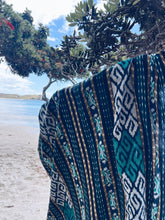 Load image into Gallery viewer, Handwoven Ikat - Java - Turquoise Homegrown Botanica