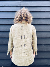 Load image into Gallery viewer, Khaki Shirt ~ Linen ~ M Wild Botanica