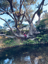 Load image into Gallery viewer, Handwoven Ikat Skirt - Java - Red Homegrown Botanica