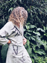 Load image into Gallery viewer, Wild Khaki Kimono ~ Cotton ~ Freesize Homegrown Botanica