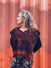 Load image into Gallery viewer, Rust & Burgundy color Hupile ~ Nebaj ~ Hand woven