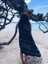 Load image into Gallery viewer, Handwoven Ikat - Java - Turquoise Homegrown Botanica