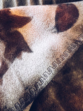 Load image into Gallery viewer, Wool Blanket Wrap/Scarf/Poncho ~ Onion & Rust Homegrown Botanica