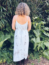Load image into Gallery viewer, Aqua Strappy Eucalyptus Dress ~ Linen ~ L