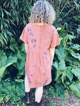 Load image into Gallery viewer, Babydoll Knotweed Dress ~ Linen ~ L