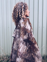 Load image into Gallery viewer, Wool Blanket Poncho/Shawl~ Eucalyptus