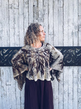 Load image into Gallery viewer, Thread Journeys Draped Shawl Onion Skins & Rust ~ Merino ~ One Size