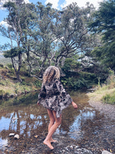 Load image into Gallery viewer, Batik Kimono - Java - Dark Brown Homegrown Botanica