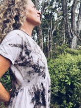 Load image into Gallery viewer, Purple Eucalyptus dress ~ Cotton ~ S Homegrown Botanica