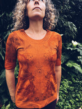 Load image into Gallery viewer, Orange Eucalyptus Tee ~ Merino ~ M Homegrown Botanica