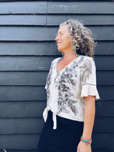 Load image into Gallery viewer, Eucalyptus Top ~ Linen ~ S/M Wild Botanica