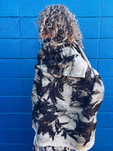 Load image into Gallery viewer, Wool Blanket Wrap/Scarf/Poncho ~ Dark Eucalyptus Homegrown Botanica