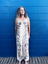 Load image into Gallery viewer, White Overalls ~ Linen ~ S/M Homegrown Botanica