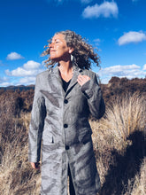 Load image into Gallery viewer, Wild Grey Coat ~ Wool ~ XS/S