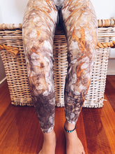 Load image into Gallery viewer, Oak & Eucalyptus Leggings ~ Merino ~ S/10 ~ New Homegrown Botanica
