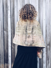Load image into Gallery viewer, Wool Blanket Wrap/Scarf ~ Walnut Leaf