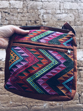 Load image into Gallery viewer, Colorful Embroidered Suede Leather Shoulder Bag ~ Hand embroidered
