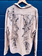 Load image into Gallery viewer, Wild Eucalyptus shirt ~ Linen ~ M/L Homegrown Botanica