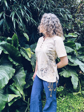 Load image into Gallery viewer, Eucalyptus Natural Top ~ Cotton ~ S/M Homegrown Botanica
